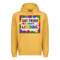 Mustard Gay Pride Loading LGBTQ Tumbler Premium Hoodie - BundleAndBundleShop