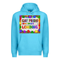 Ocean Blue Gay Pride Loading LGBTQ Tumbler Premium Hoodie - BundleAndBundleShop