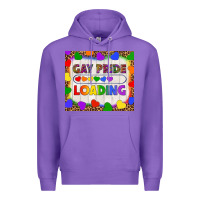 Purple Gay Pride Loading LGBTQ Tumbler Premium Hoodie - BundleAndBundleShop