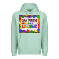 Seafoam Gay Pride Loading LGBTQ Tumbler Premium Hoodie - BundleAndBundleShop