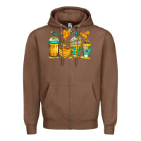 Chestnut bumble bee honey coffee Zipper Hoodie - Jasminsmagicworld