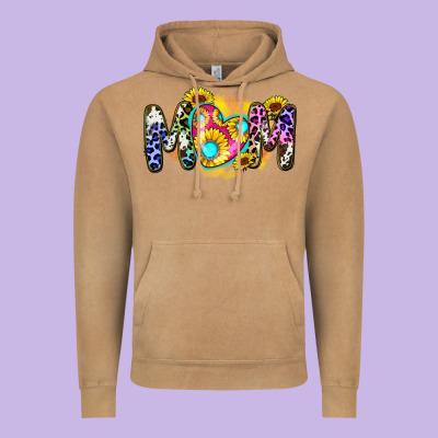 Mom Sunflower Vintage Hoodie Designed By Zillion Design Studio