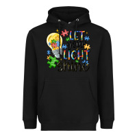 Black let your light shine Heavyweight Hoodie - MaliasSmallBusiness
