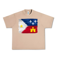 Burro louisiana flag background Urban Heavy Tee - BarkalooDesign