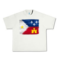 Pistachio louisiana flag background Urban Heavy Tee - BarkalooDesign