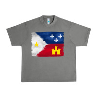 Tornado louisiana flag background Urban Heavy Tee - BarkalooDesign