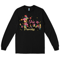 Black she is strong proverbs 31 25 Long Sleeve Tee - JahusDesignShop