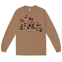 Toasted Coconut she is strong proverbs 31 25 Long Sleeve Tee - JahusDesignShop