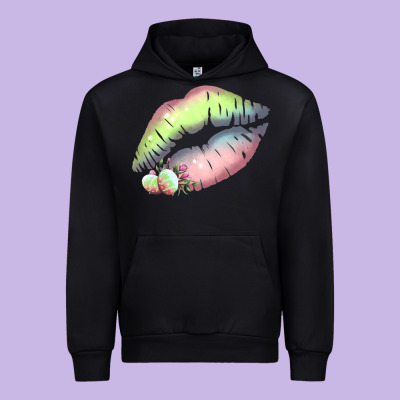 Pastel Color Easter Lips Urban Hoodie Designed By Bettercallsaul