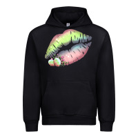 Black Pastel Color Easter Lips Urban Hoodie - Bettercallsaul