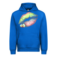 Cobalt Pastel Color Easter Lips Urban Hoodie - Bettercallsaul