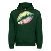 Foreset Green Pastel Color Easter Lips Urban Hoodie - Bettercallsaul