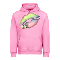 Fuchsia Pink Pastel Color Easter Lips Urban Hoodie - Bettercallsaul
