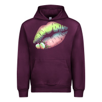Mauve Wine Pastel Color Easter Lips Urban Hoodie - Bettercallsaul