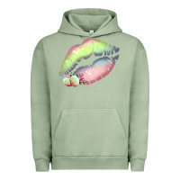 Pigment Oil Green Pastel Color Easter Lips Urban Hoodie - Bettercallsaul