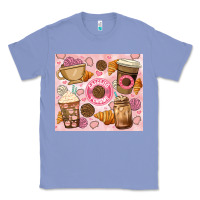Colony Blue cafecito y chisme. Classic Tee - JahusDesignShop
