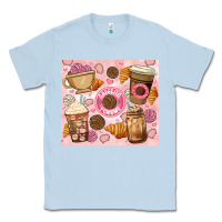 Dusty Blue cafecito y chisme. Classic Tee - JahusDesignShop