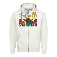 Football Mom Zipper Hoodie | Teevron