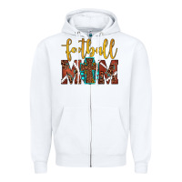 White football mom Zipper Hoodie - JahusDesignShop