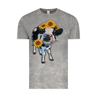 Cloud Rock heifer cow Vintage Tee - RanaPortraitStore