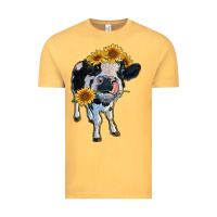 Vintage Mustard heifer cow Vintage Tee - RanaPortraitStore