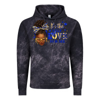 Cloud Black sorority colors blue and gold it's the self love f Vintage Hoodie - texasbilliewilder