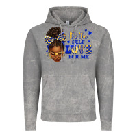 Cloud Rock sorority colors blue and gold it's the self love f Vintage Hoodie - texasbilliewilder