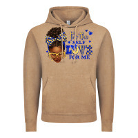 Sorority Colors Blue And Gold It's The Self Love F Vintage Hoodie | Teevron