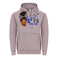 Vintage Zinc sorority colors blue and gold it's the self love f Vintage Hoodie - texasbilliewilder