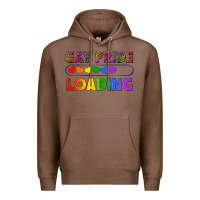 Chestnut Western Gay Pride Loading LGBTQ+ Premium Hoodie - BundleAndBundleShop