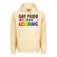 Pina Colada Western Gay Pride Loading LGBTQ+ Premium Hoodie - BundleAndBundleShop