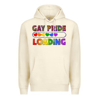 Sandshell Western Gay Pride Loading LGBTQ+ Premium Hoodie - BundleAndBundleShop