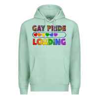 Seafoam Western Gay Pride Loading LGBTQ+ Premium Hoodie - BundleAndBundleShop