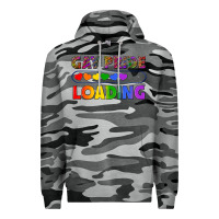 Slate Camo Western Gay Pride Loading LGBTQ+ Premium Hoodie - BundleAndBundleShop