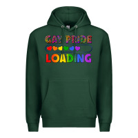 Sports Green Western Gay Pride Loading LGBTQ+ Premium Hoodie - BundleAndBundleShop