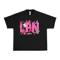 Black Breast Cancer LPN Licensed Practical Nurse Urban Heavy Tee - texasbilliewilder