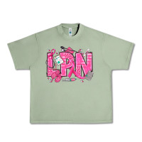 Oil Green Breast Cancer LPN Licensed Practical Nurse Urban Heavy Tee - texasbilliewilder