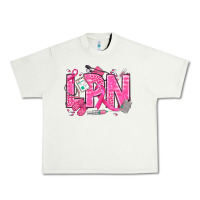 Pistachio Breast Cancer LPN Licensed Practical Nurse Urban Heavy Tee - texasbilliewilder