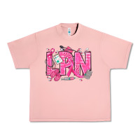 Salmon Breast Cancer LPN Licensed Practical Nurse Urban Heavy Tee - texasbilliewilder