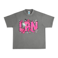 Tornado Breast Cancer LPN Licensed Practical Nurse Urban Heavy Tee - texasbilliewilder