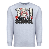 Heather Grey 101 days of school Premium Sweatshirt - MaliasSmallBusiness