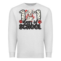 Oatmeal Heather 101 days of school Premium Sweatshirt - MaliasSmallBusiness