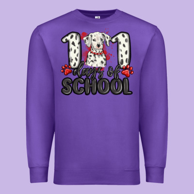101 Days Of School Premium Sweatshirt Designed By Maliassmallbusiness