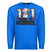 True Royal 101 days of school Premium Sweatshirt - MaliasSmallBusiness