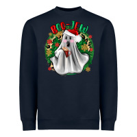 Navy ghost dead inside but it’s christmas boojee Heavyweight Sweatshirt - Zillion Design Studio