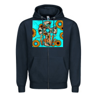 Navy cross tumbler Zipper Hoodie - JahusDesignShop