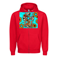 Red cross tumbler Zipper Hoodie - JahusDesignShop