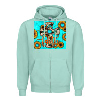 Cross Tumbler Zipper Hoodie | Teevron