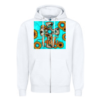 White cross tumbler Zipper Hoodie - JahusDesignShop