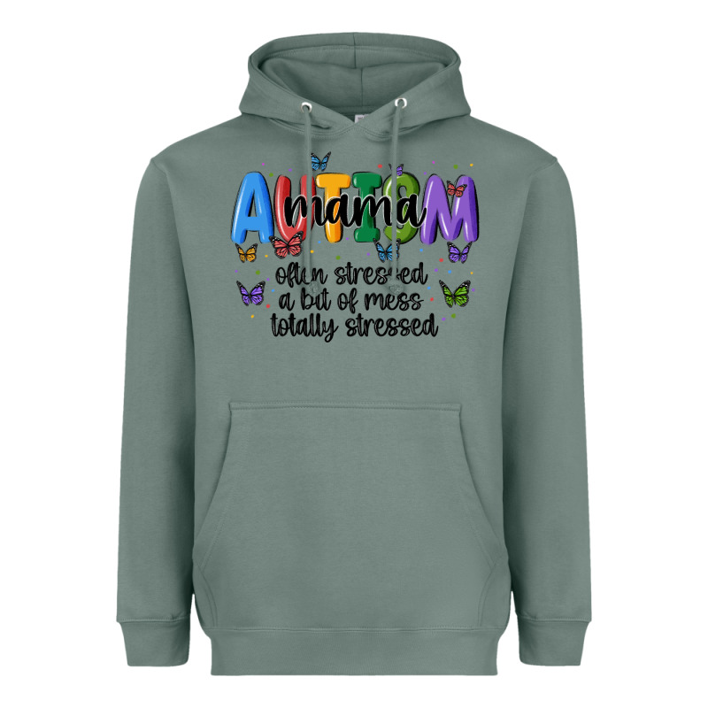 Autism Mama Heavyweight Hoodie by MaliasSmallBusiness | Teevron